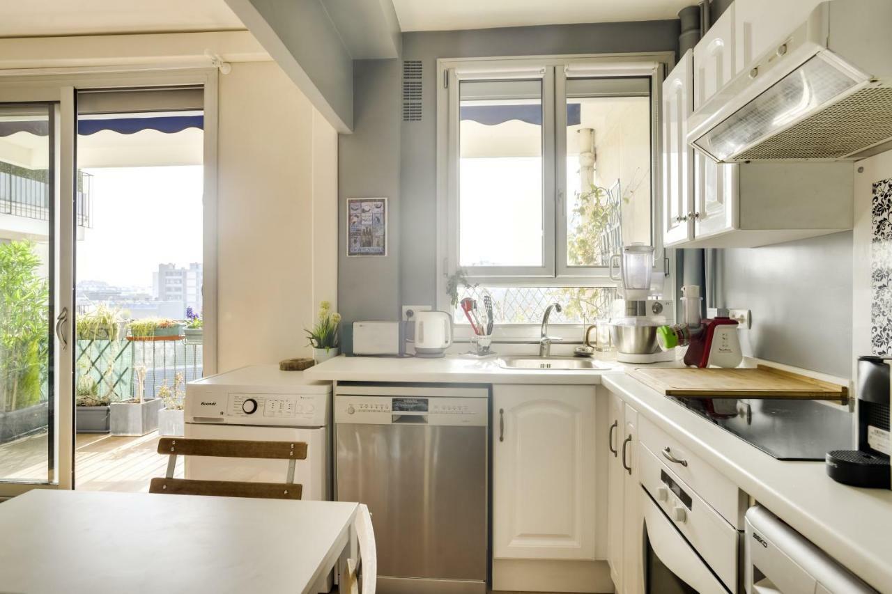 Charming Apartment With Terrace By Weekome ปารีส ภายนอก รูปภาพ